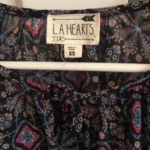 LA Hearts crop shirt